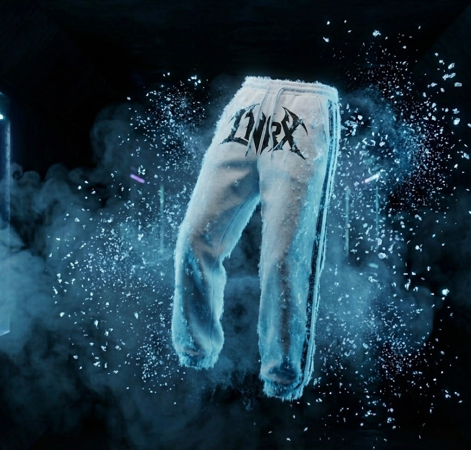 LNRX White Y2K Gothic Tracksuit | Full Zip Hoodie & Jogger Set